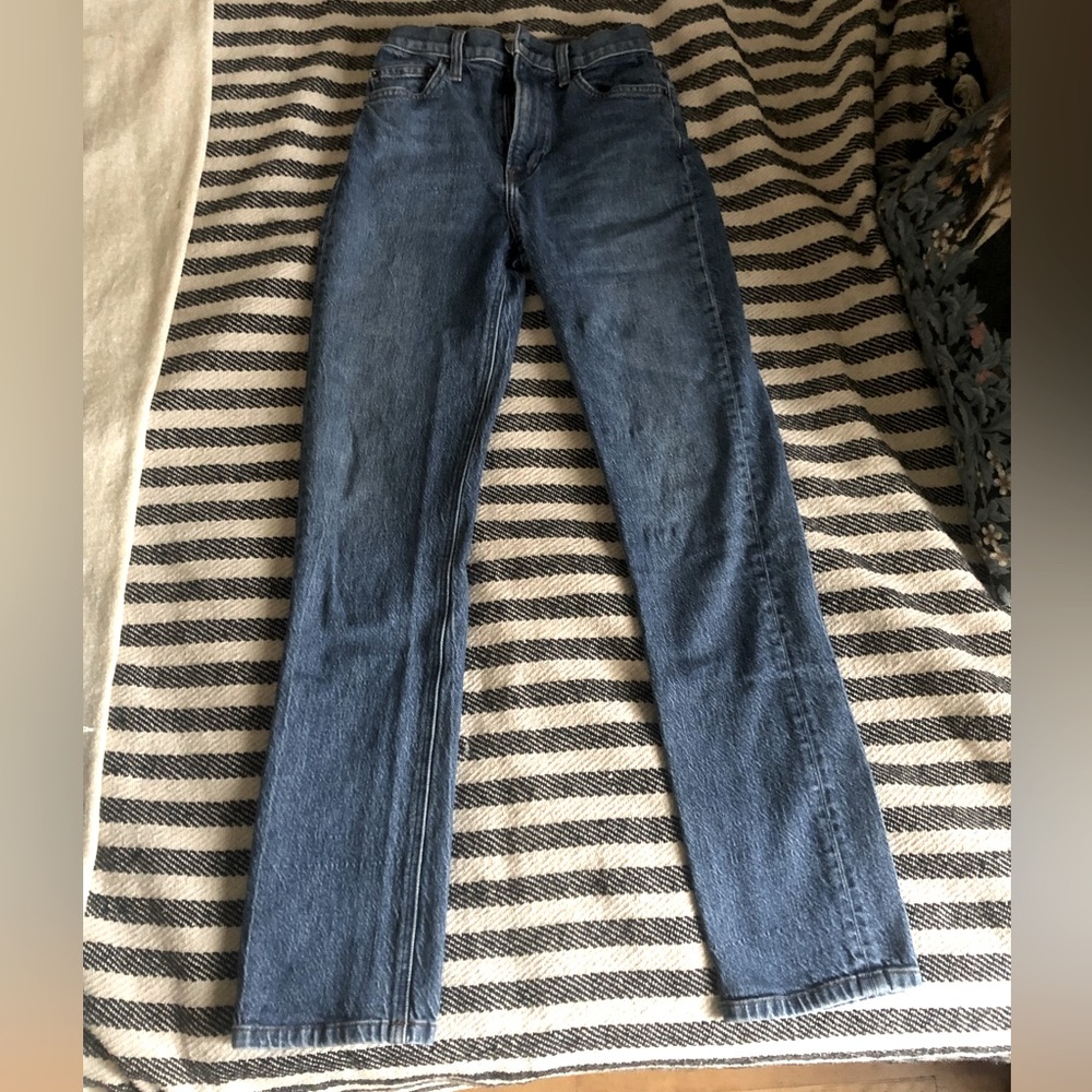 Reformation straight leg jeans, sz 24